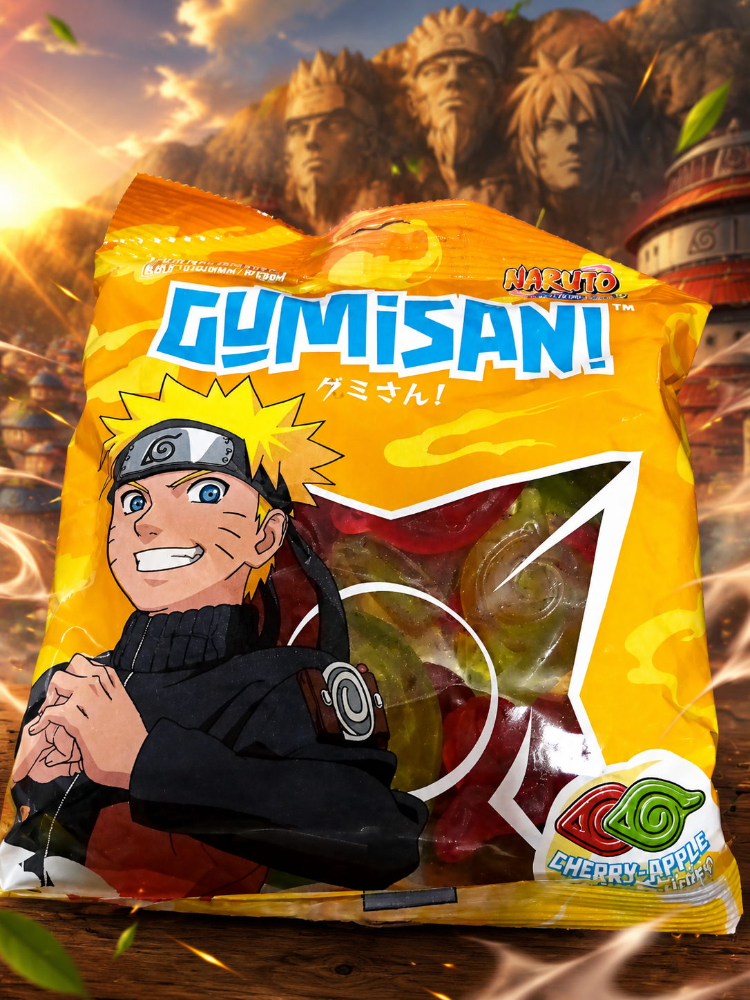 Naruto mit den fruchtigen GUMISAN! Cherry-Apple 180 g