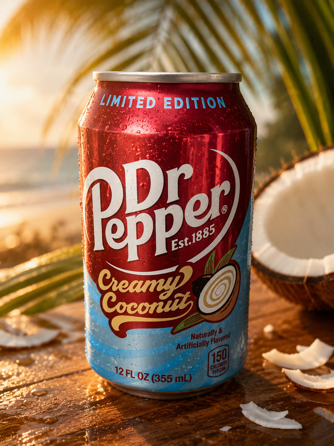 Dr Pepper Creamy Coconut – Limited Edition (355 ml) USA