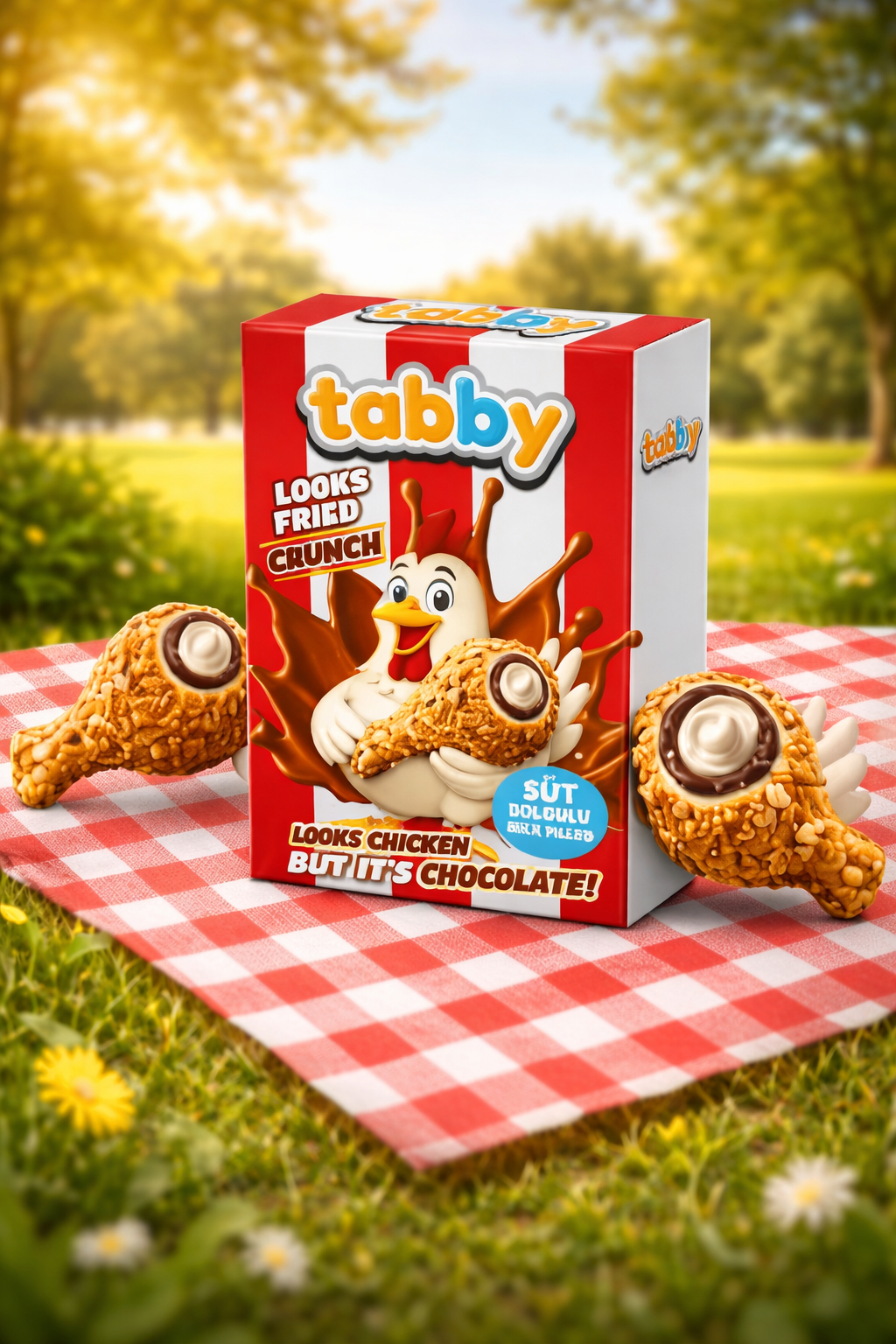 Tabby Chicken Wings Schokolade 48g