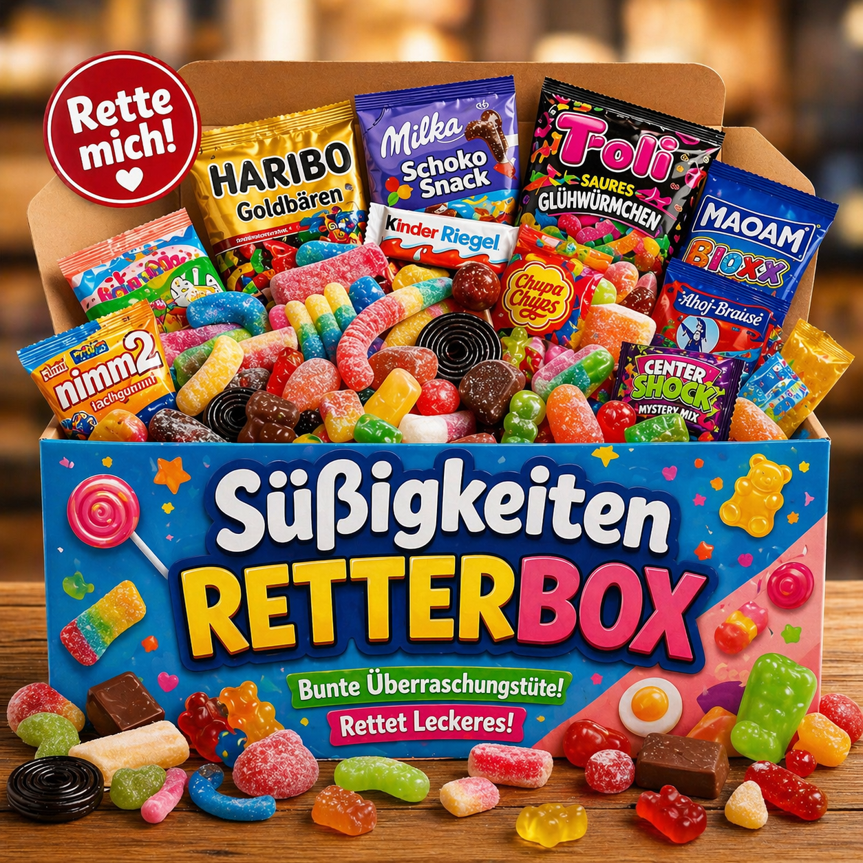 süßigkeiten Retter Box
