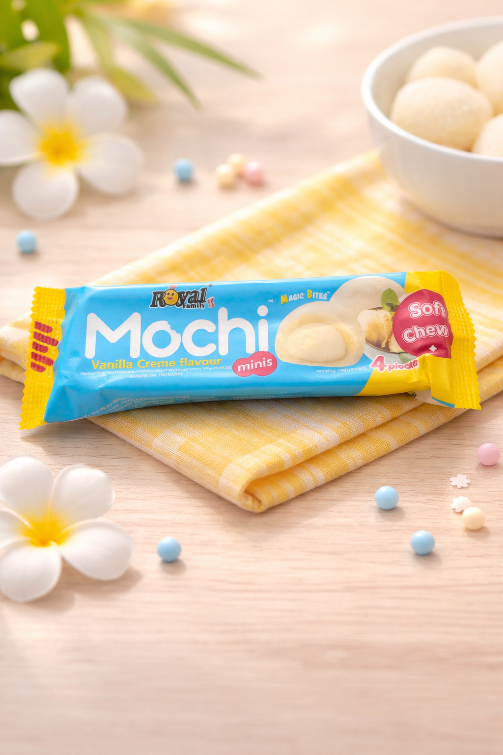 Royal Family Mochi Minis – Vanilla Creme Flavour 40 g