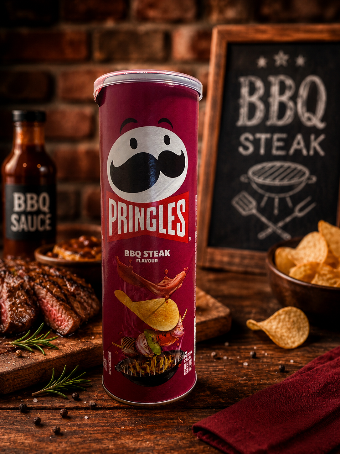 Pringles BBQ STEAK 110 g ASIA