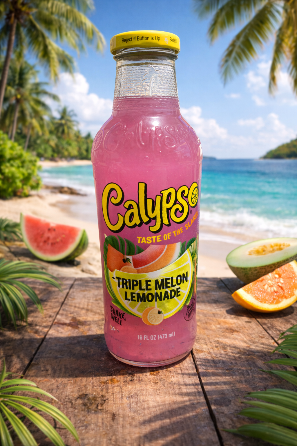 Calypso - Tripple Melon Lemonade - Glasflasche - 473 ml USA / Vereinigte Staaten von Amerika