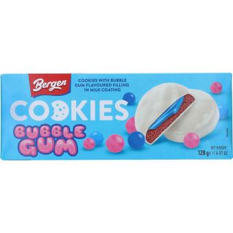 Bergen Cookies Bubble Gum - 128g Polen