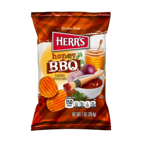 Herr's Honey BBQ, 28g Packung Chips