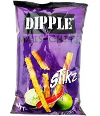 Dipple Mais-Chips Stikz Hot-Chilli-Limette Beutel (90g Deutschland