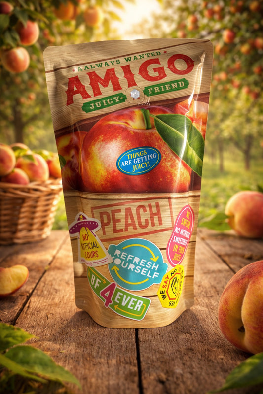 AMIGO Peach Drink 200 ml – Pfirsich Getränk