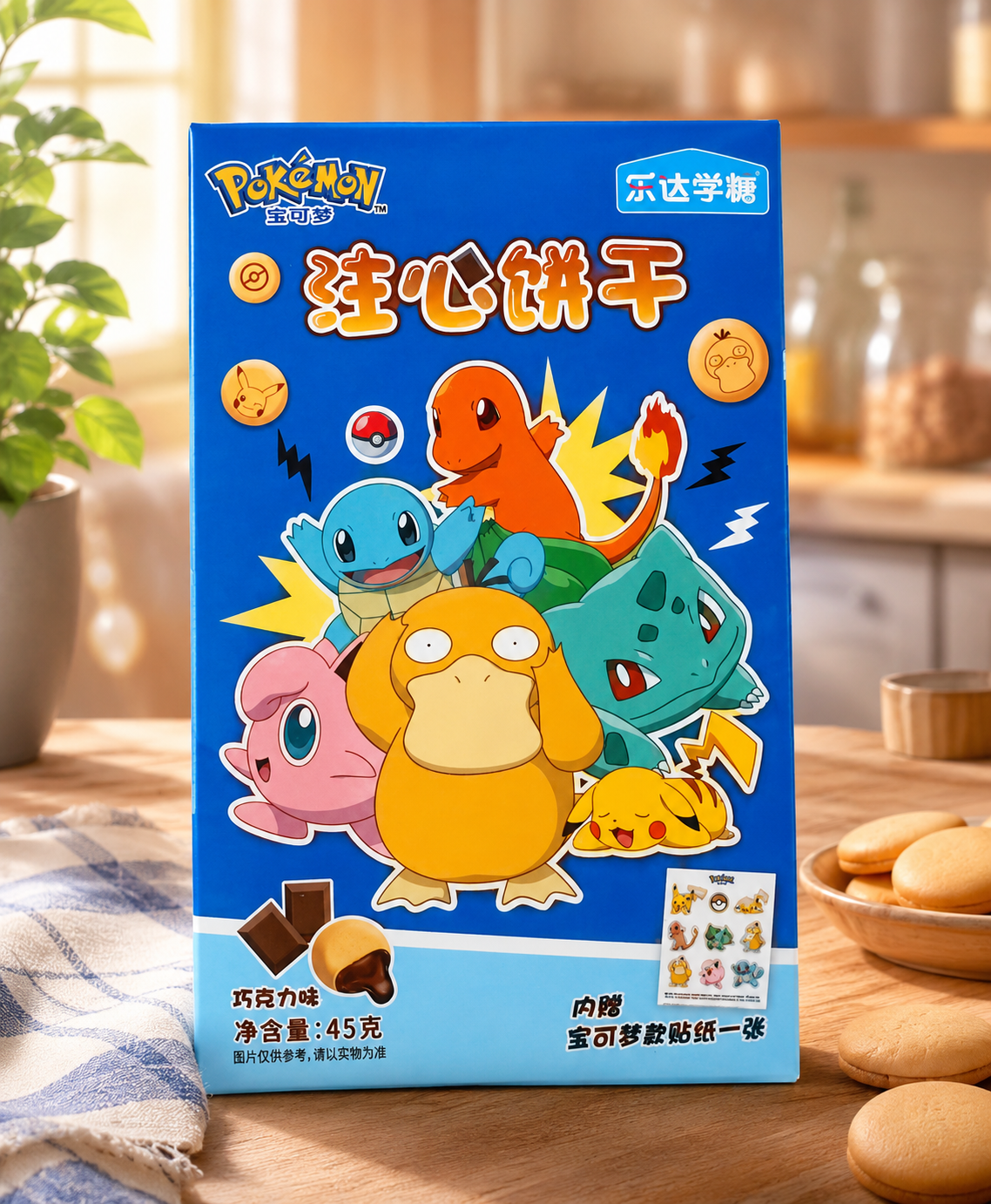 Pokémon Schokokeks mit Cremefüllung 52 g