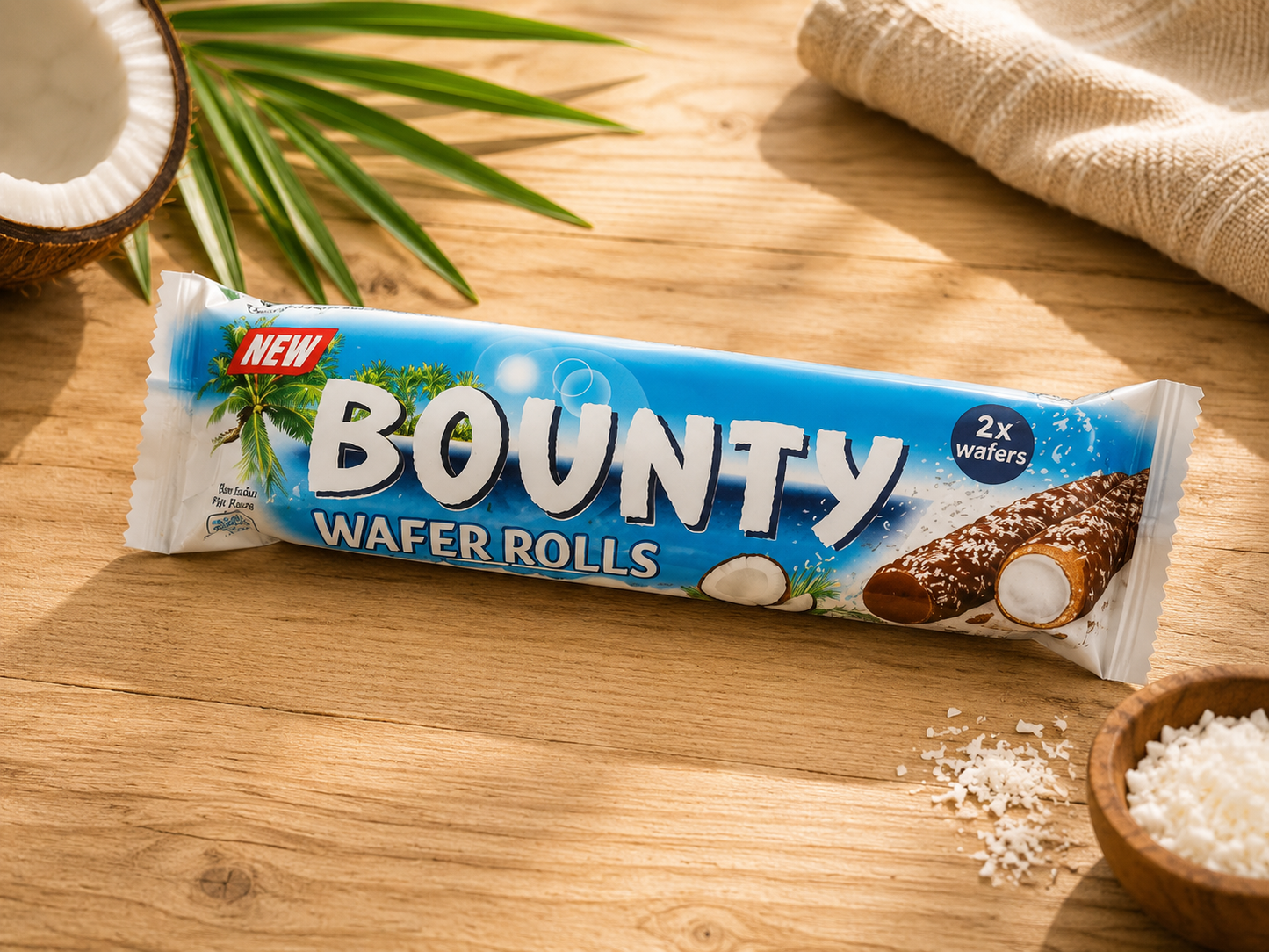 BOUNTY WAFER ROLLS 22.5 g
