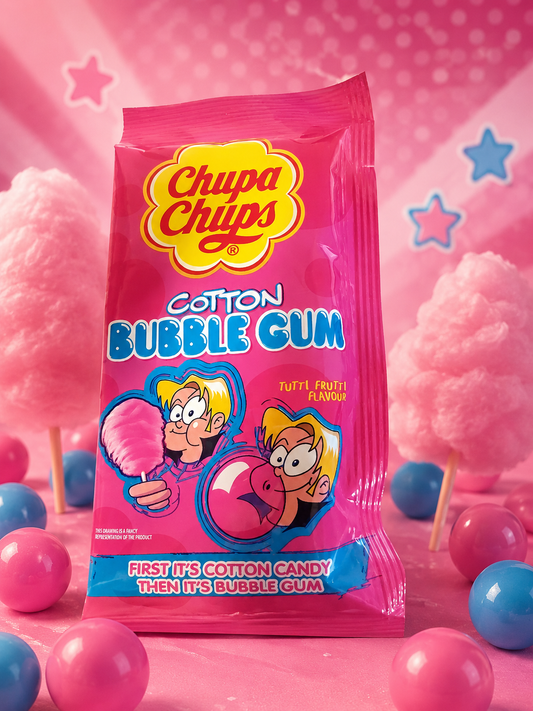 Chupa Chups COTTON BUBBLE GUM  TUTTI FRUTTI  11 g