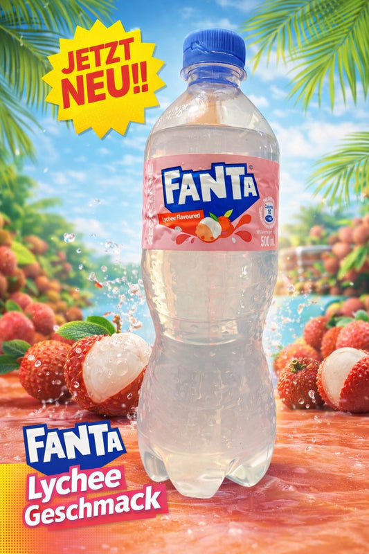 Fanta Lychee 500 ml – Exotische Litschi Fanta aus China
