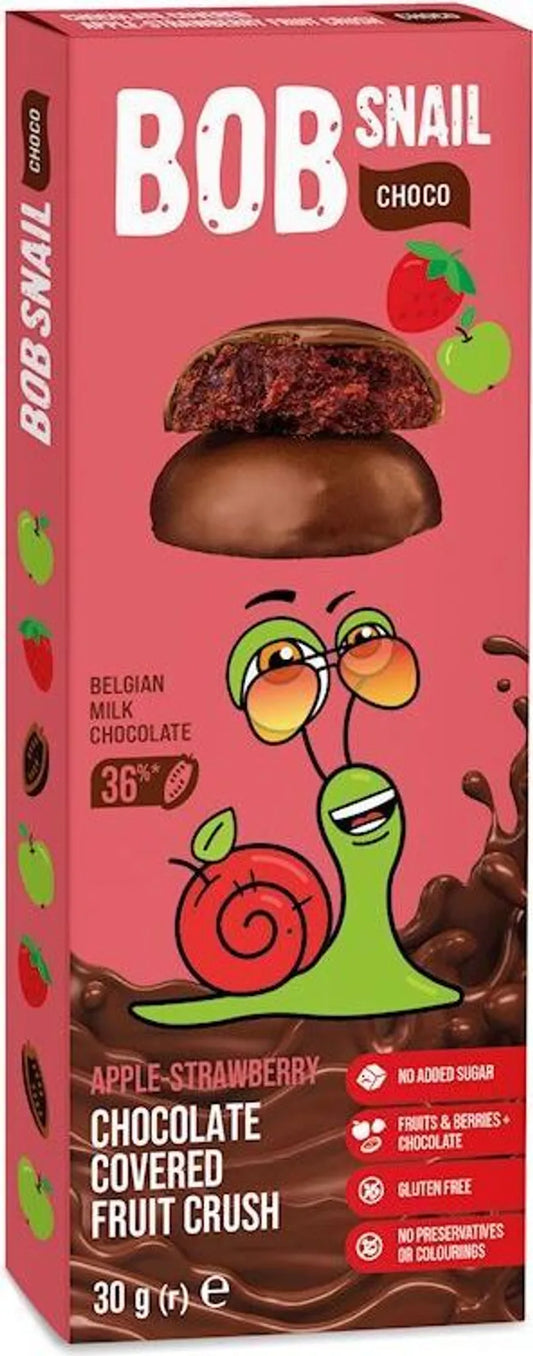Fruchtcrush Schoko Apfel Erdbeere ohne Zusätzlichen Zucker 30 g Herkunft Niederlande