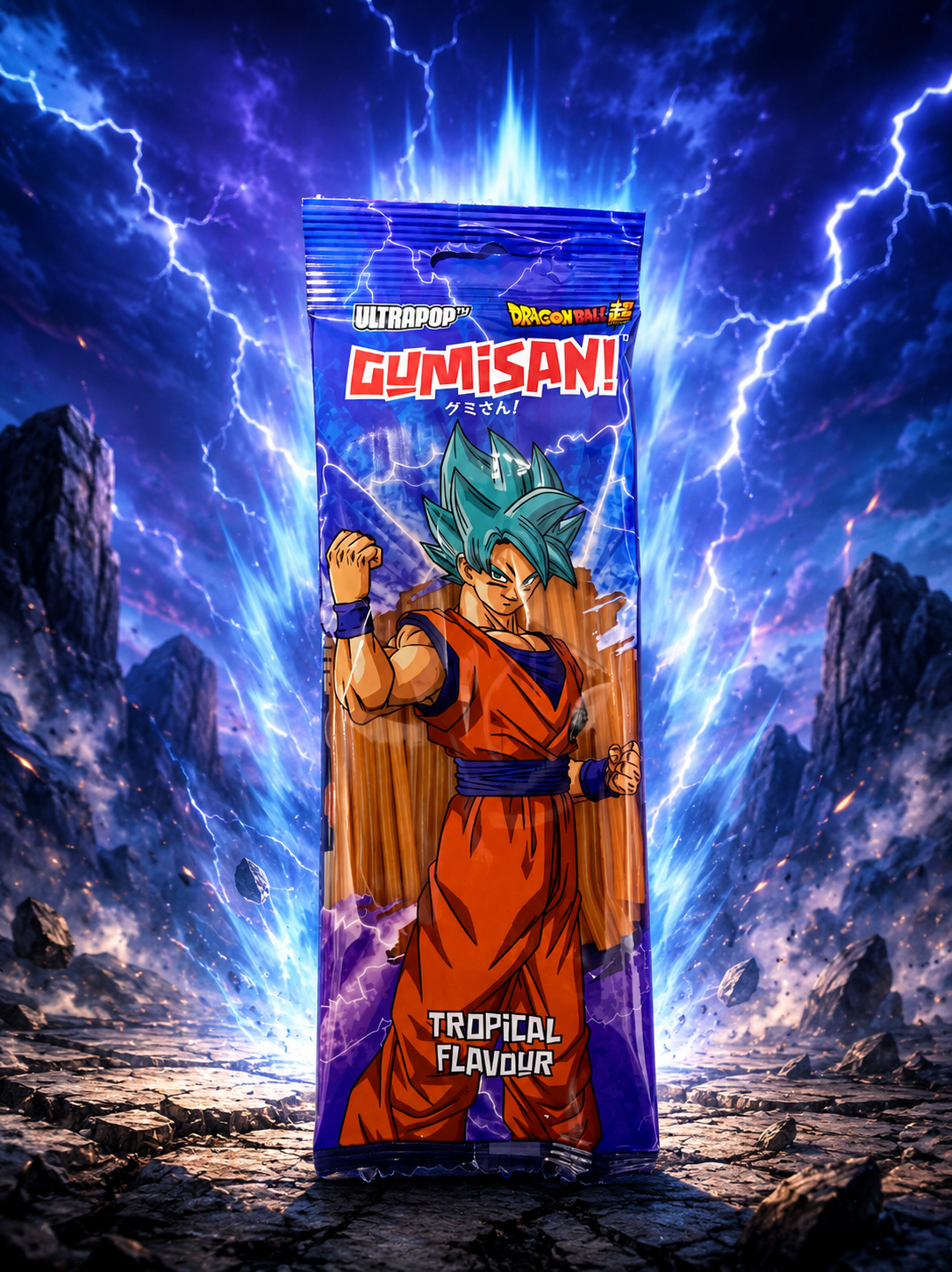 Gumisan Dragon Ball Super Goku  75 g  Frankreich