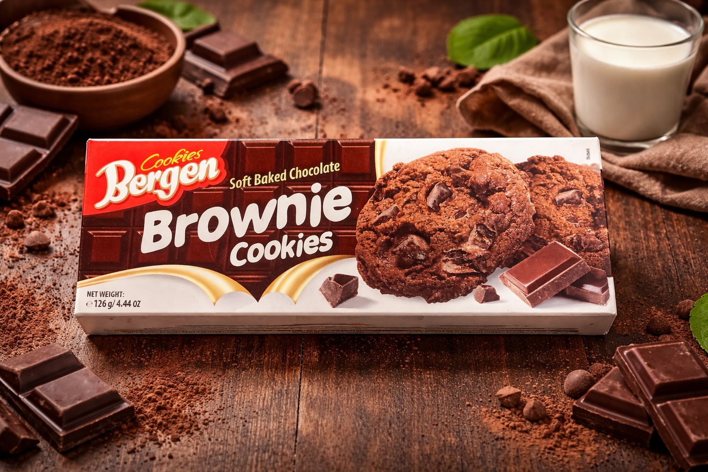 Bergen Brownie Cookies 128 g
