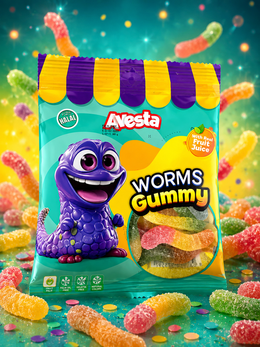 Avesta&nbsp;Worms Gummy&nbsp;80g