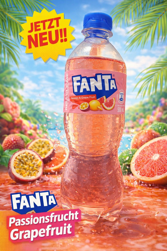 Fanta Passion Fruit & Grape 500 ml – Exotische Fanta aus China |