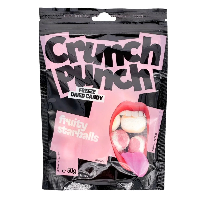 Crunch Punch Freeze Dried Candy Fruity Starballs 50 g Belgien