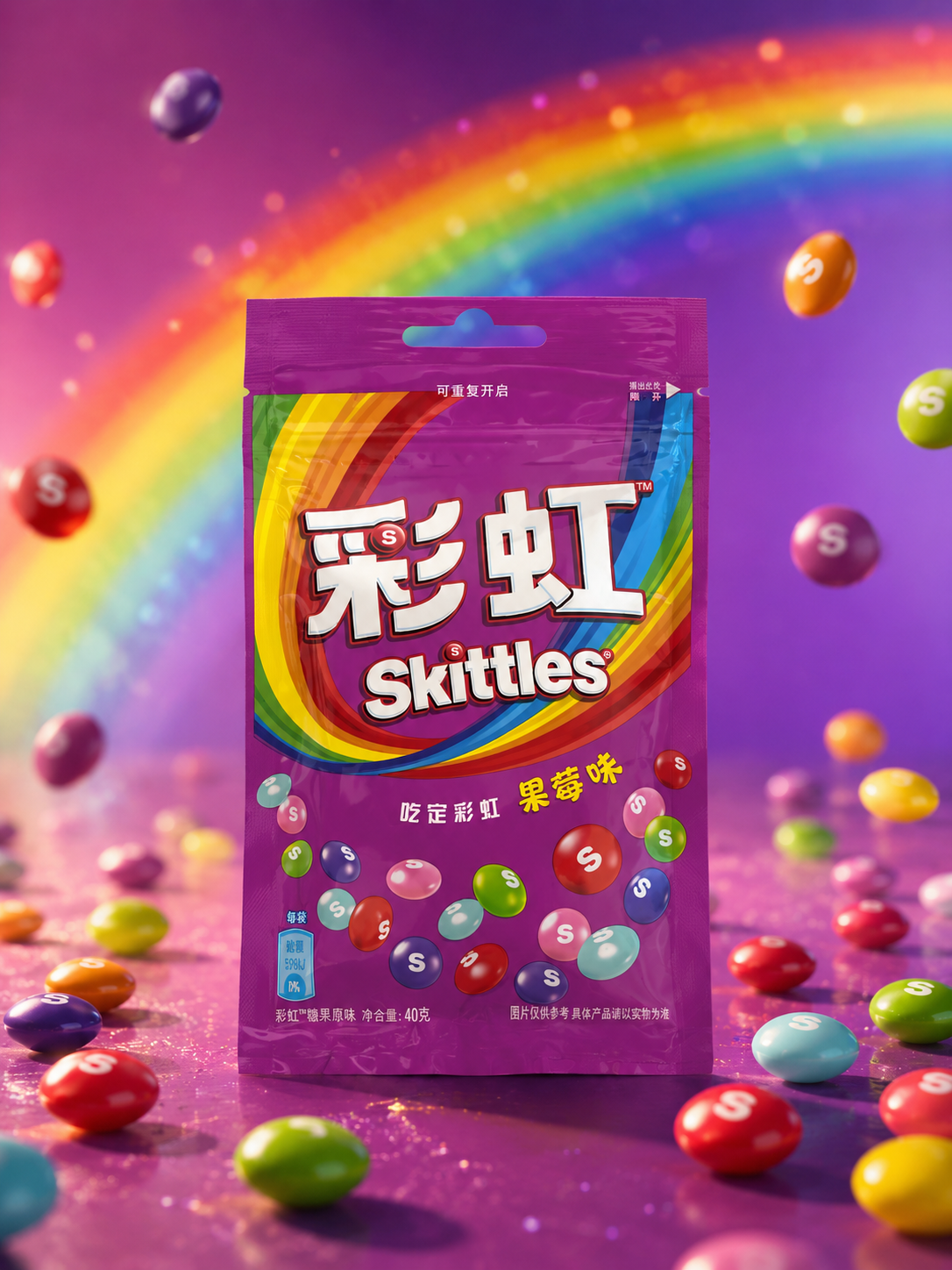 Skittles Berry Flavor  Asian