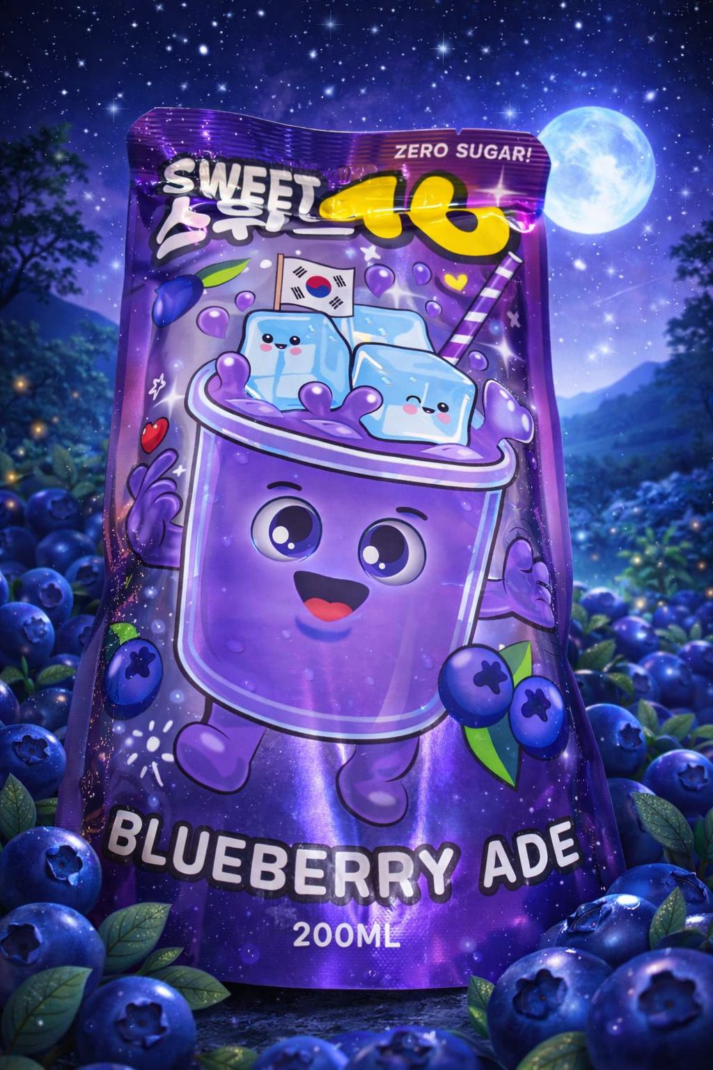 Sweet 16 Blueberry Ade – Zero Sugar 200 ml
