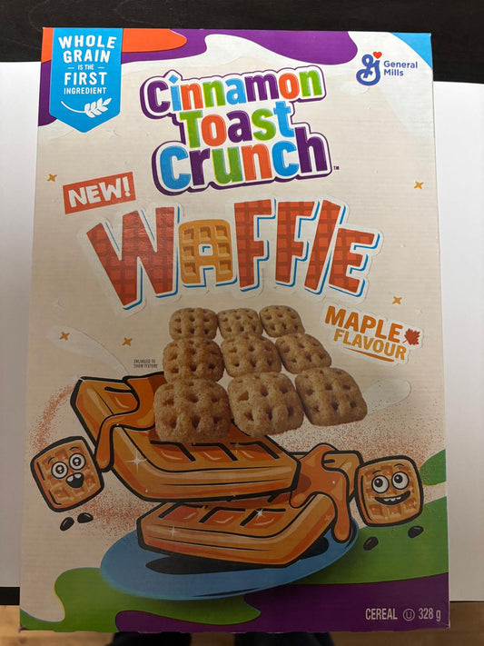 Cinnamon Toast Crunch Waffle – Maple Flavour | 328 g | Knuspriges Waffel-Cereal | USA