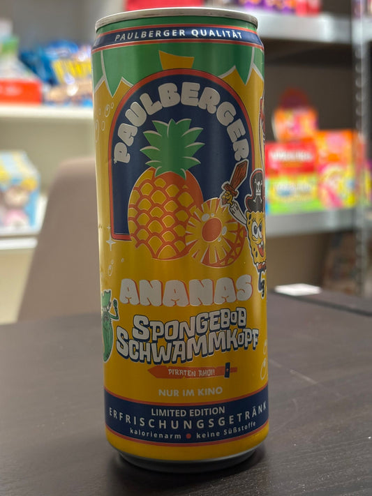 Paulberger Ananas 0,33 l – Kalorienarmes Erfrischungsgetränk | Fruchtig & Erfrischend | 1 Dose