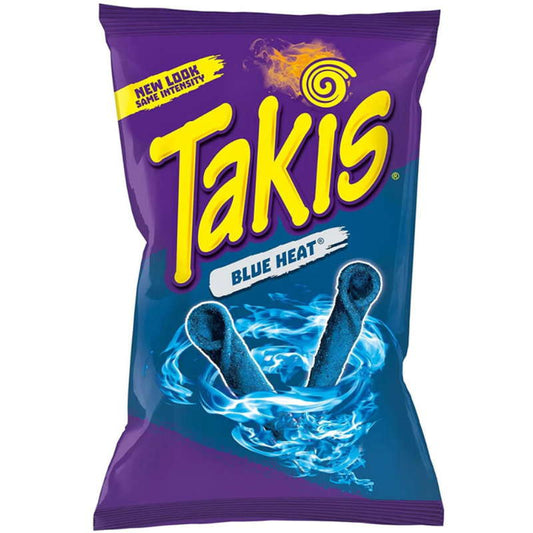 Takis Blue Heat • 100g intensiv, scharf, Blau