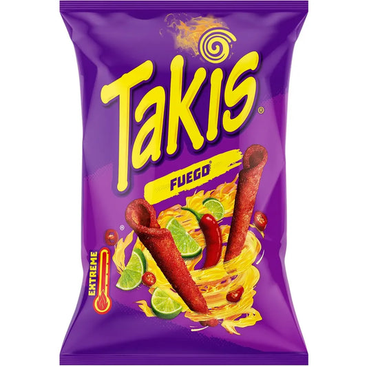 Takis Fuego 100 g – Feuriger Knabberspaß mit Chili & Limette!