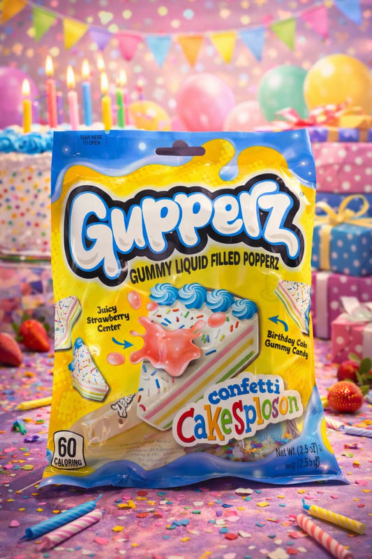 Gupperz Cakesplosion 72 g – Flüssige Candy-Füllung im Kuchen-Style