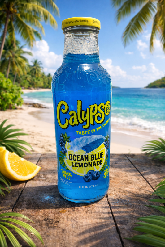 Calypso - Ocean Blue - Glasflasche - 473 ml USA / Vereinigte Staaten von Amerika