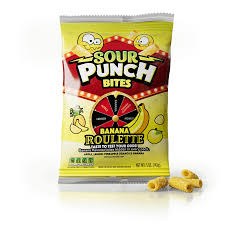 Sour Punch Bites Banana Roulette 142g USA