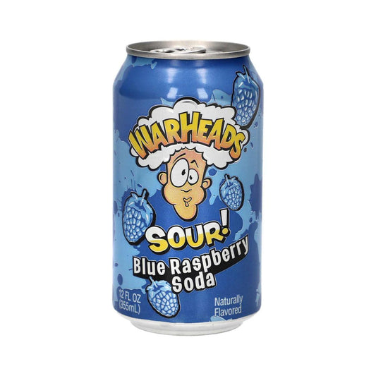 Warheads Sour! Blue Raspberry Soda 330ml