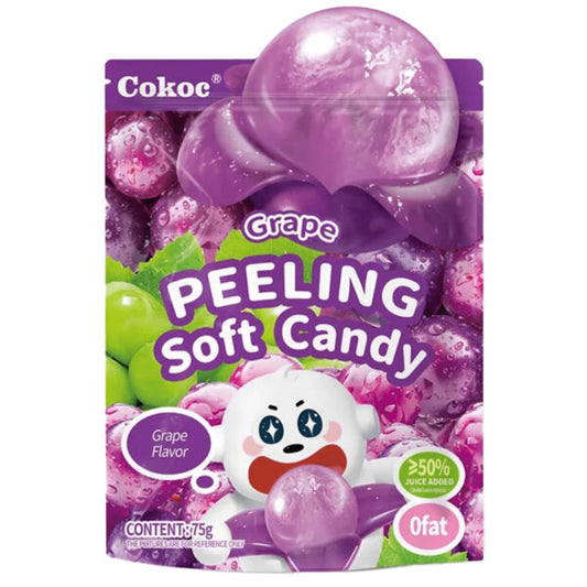 Cococ Peeling Soft Candy | Grape 75 g China