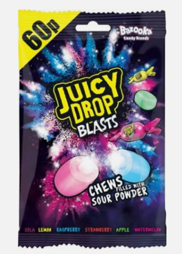 Juicy Drop Blasts Chews Sour Powder 45g