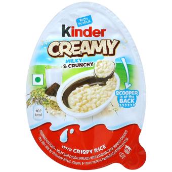 kinder Creamy Milky & Crunchy 19 g  Indien Indien