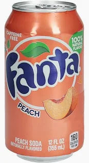 Fanta Peach USA 355ml MHDJuni 26