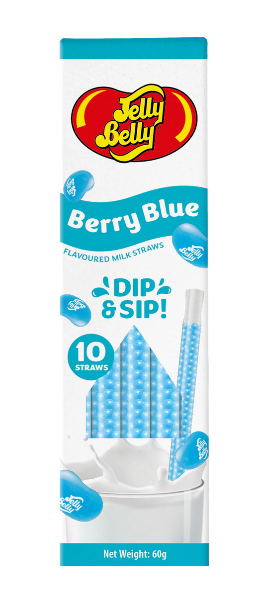 Jelly Belly Dip & Sip Milk Straws 10x6 g  USA
