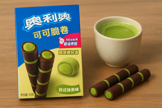 Oreo Cocoa Crisp Roll Matcha 50g